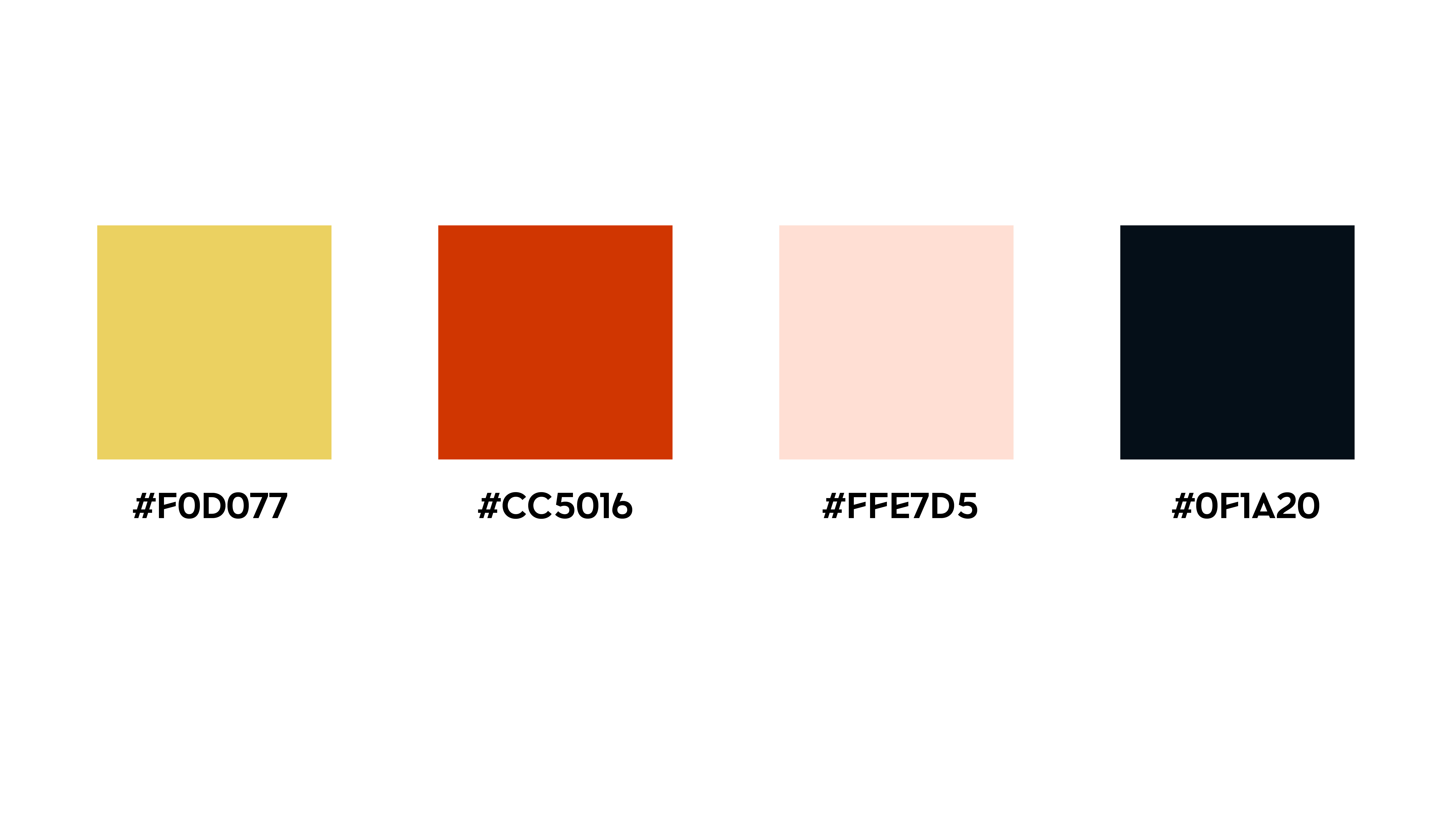 Palette colorée Ambré