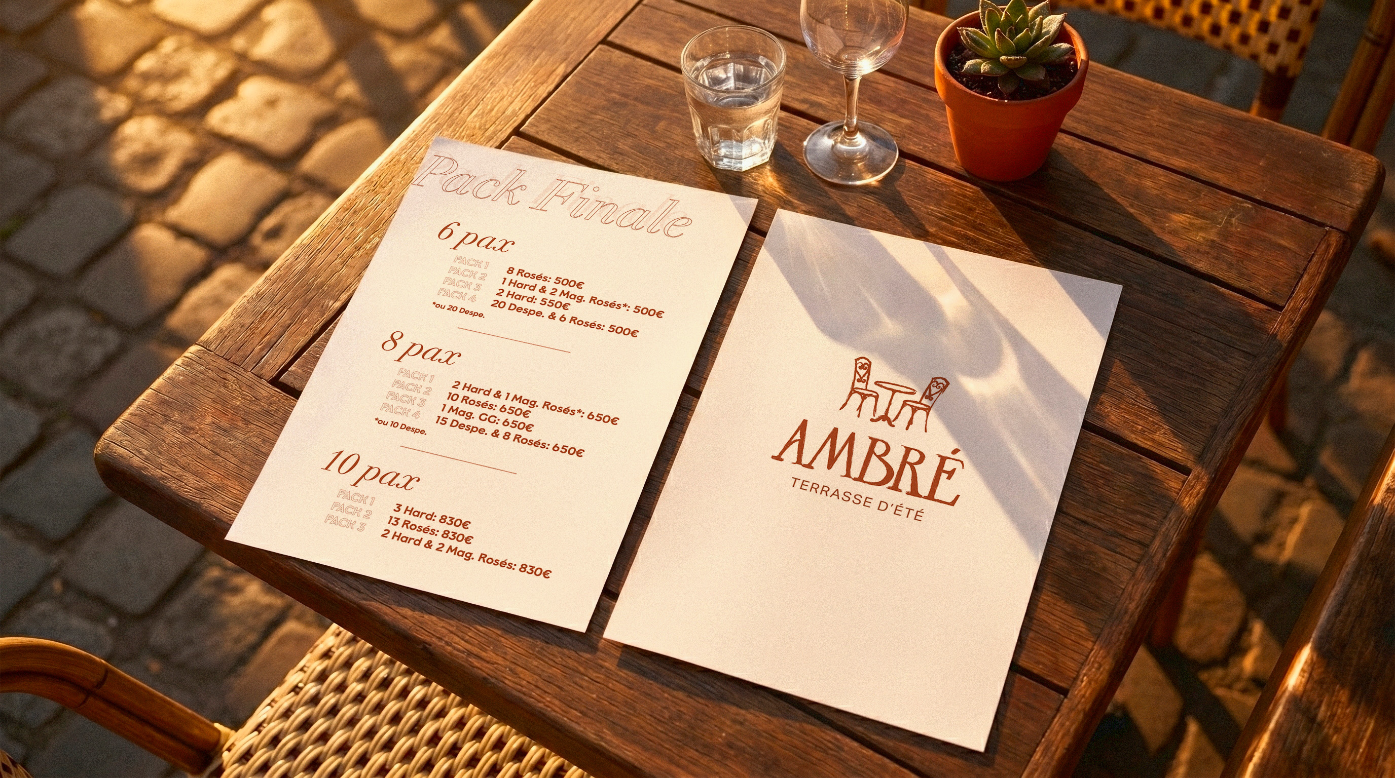 Menu final Ambré