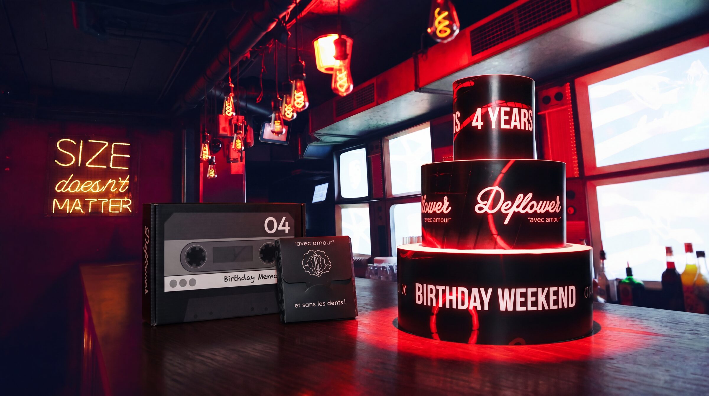 Anniversaire 4 ans Deflower